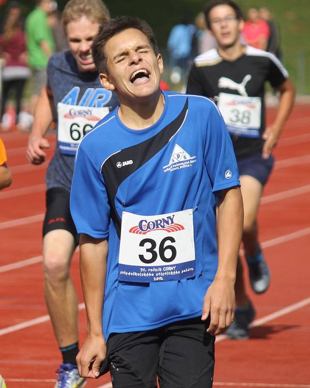 Corny středoškolský atletický pohár 2012 - oblastní kolo.