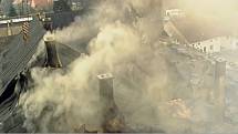 Požár Chodského hradu v roce 1995 a jeho následky.