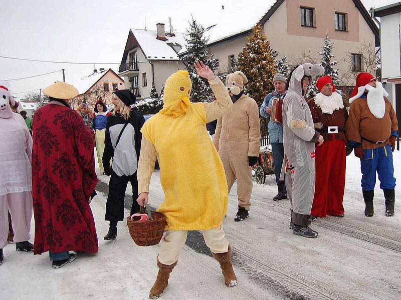 Masopust 2010 v Zahořanech.