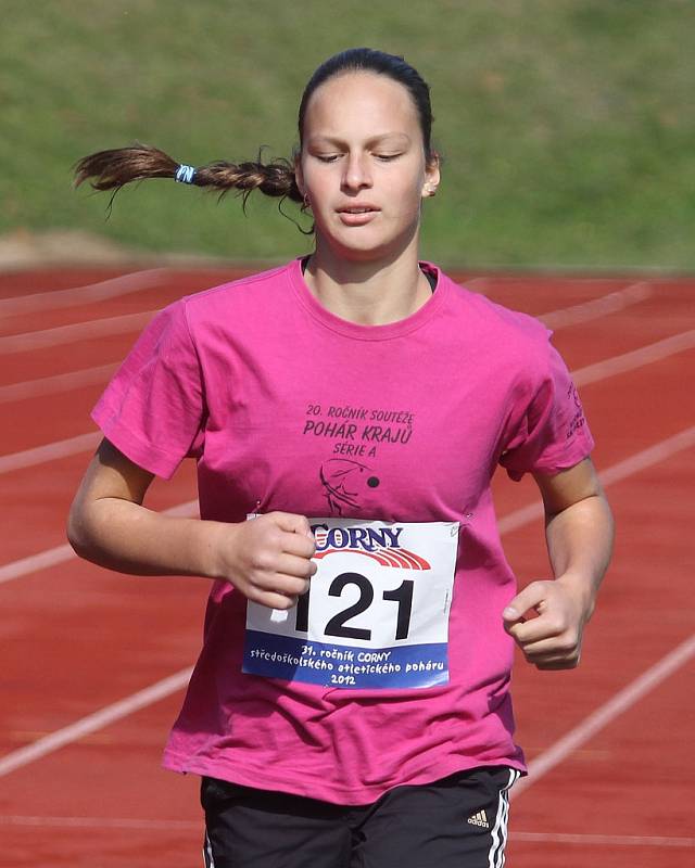 Corny středoškolský atletický pohár 2012 - oblastní kolo.