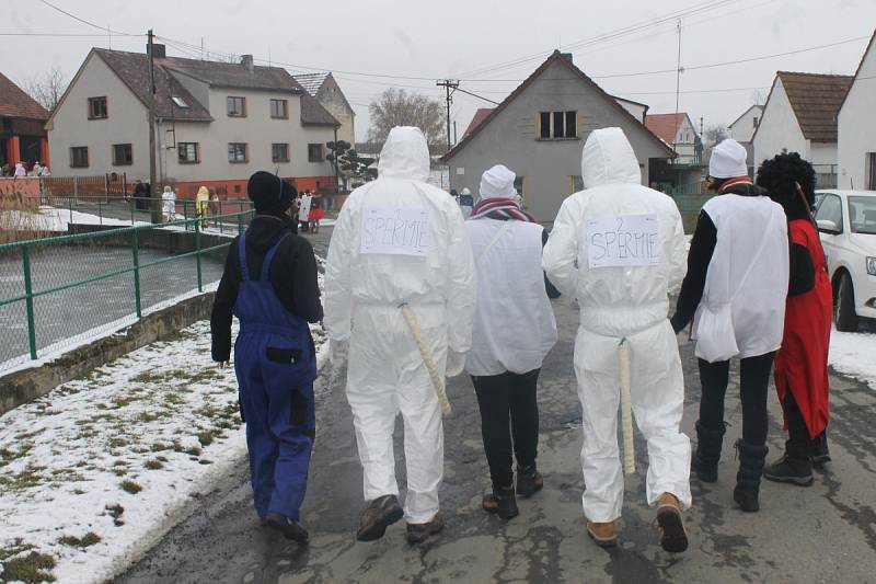 Masopust probíhal v sobotu také v Nevolicích a ve Stráži 