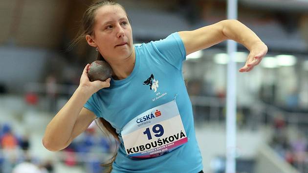 Simona Kuboušková na archivním snímku z mistrovství ČR žactva 2019 v Ostravě.