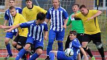 Dorostenecké derby v krajském přeboru. Jiskra Domažlice vs. FC Dynamo H. Týn.