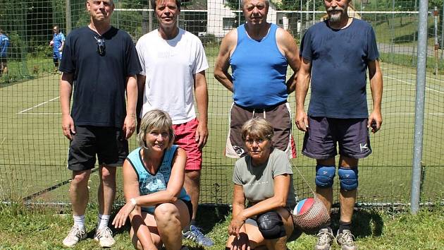 Volejbalový turnaj v Hluboké.