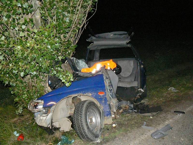 Tragická nehoda u Borovice.