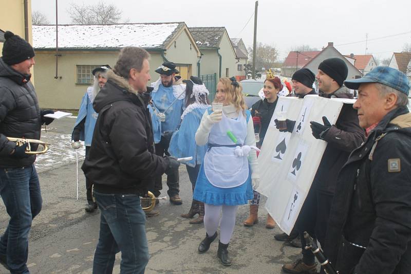 Masopust probíhal v sobotu také v Nevolicích a ve Stráži 