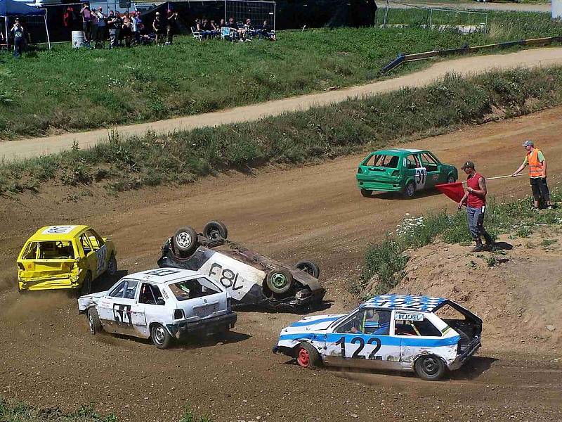 Divoké závody stock - car v Domažlicích.