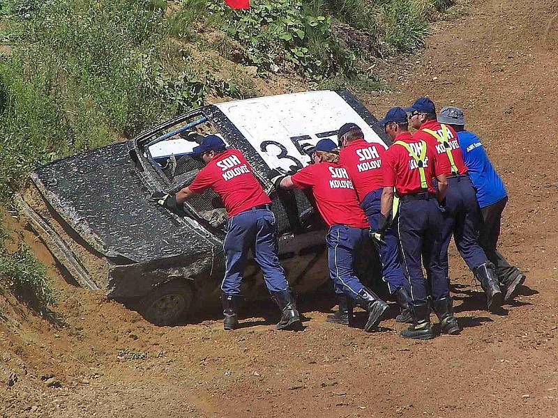 Divoké závody stock - car v Domažlicích.