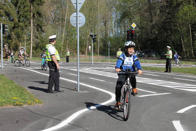 Okresní dopravní soutěž se konala 25. dubna.