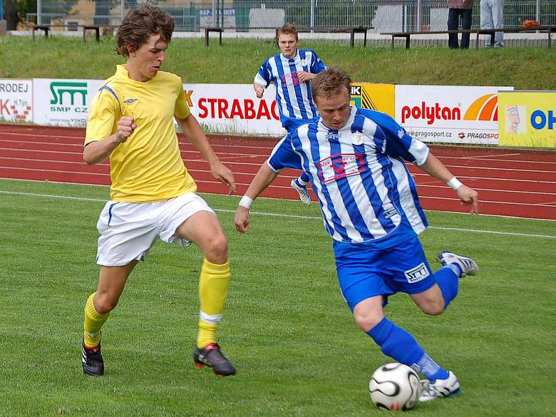 Fotbalisté divizní Jiskry Domažlice porazili Benešov.