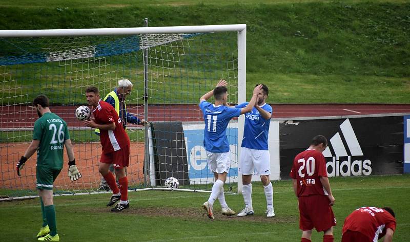 TJ Jiskra Domažlice B (modří) - Radnice 4:0.