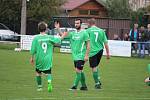 Slavoj Koloveč (v zeleném) - SK Poběžovice (v červeném) 6:0 (2:0).