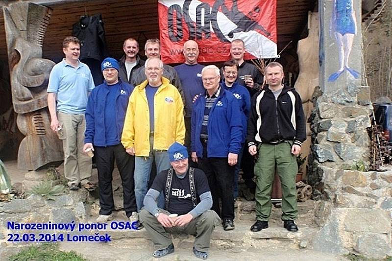 Z jarního Lomečku a narozeninového ponoru členů OSAC Plzeň.