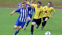 Dorostenecké derby v krajském přeboru. Jiskra Domažlice vs. FC Dynamo H. Týn.