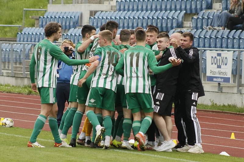 FORTUNA ČFL, skupina A, 26. kolo: TJ Jiskra Domažlice - Sokol Hostouň 3:2.