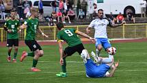 25. kolo FORTUNA ČFL, skupina A: Sokolov - Domažlice (bílí) 3:0.