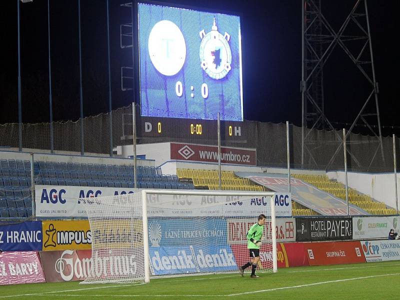 Jiskra na Stínadlech. Odveta osmifinále Poháru České pošty FK Teplice - Jiskra Domažlice 2:1.