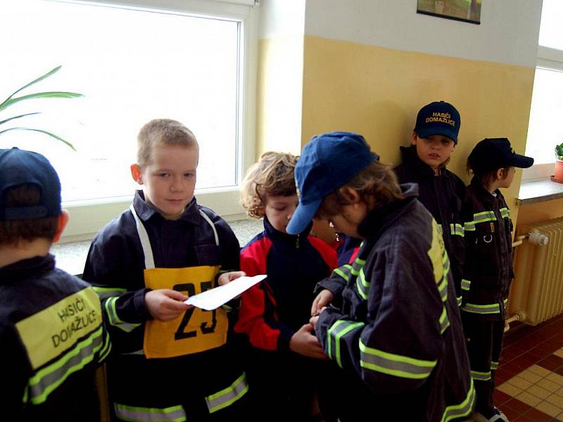 Ze zimního srazu mladých hasičů v Horšovském Týně. 