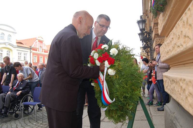 Oslavy 70. výročí osvobození v Domažlicích.