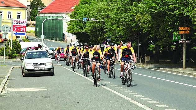 Kdyně zažila v červnu roku 2011 nefalšovanou cyklistickou svatbu.