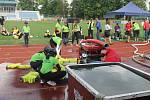 OKRESNÍ KOLO letošního ročníku  hasičské hry Plamen probíhalo celou sobotu v Domažlicích na místním stadionu Jiskry.