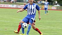 1. kolo ČFL: Jiskra Domažlice A - Slavoj Vyšehrad 2:0 (1:0).