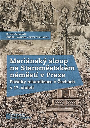 Kniha Mariánský sloup na Staroměstském náměstí v Praze.
