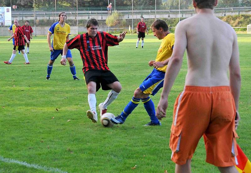 Fotbalisté FK Holýšov B porazili soupeře z TJ Sokol Všeruby A 4:2 po poločasu 2:0.