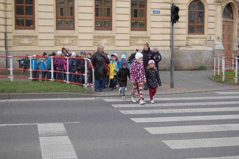 Z akce Zebra se za Tebe nerozhlédne v Domažlicích.