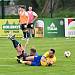 FORTUNA ČFL, skupina A, 25. kolo: FC Písek - TJ Jiskra Domažlice (na snímku fotbalisté v modrých dresech) 3:3 (1:1).