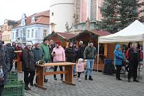 Vánoční trhy v Domažlicích.