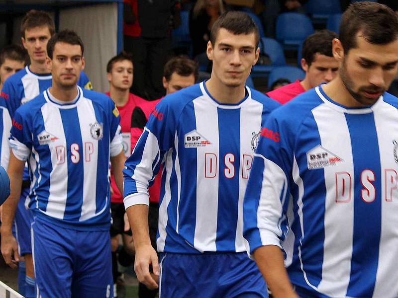 Z utkání Jiskra Domažlice a FK Mladá Boleslav B.