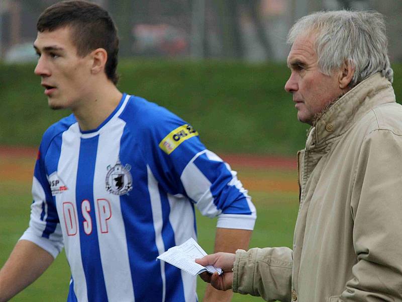 Z utkání Jiskra Domažlice a FK Mladá Boleslav B.