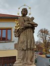 Socha svatého Jana Nepomuckého v Horšovském Týně.