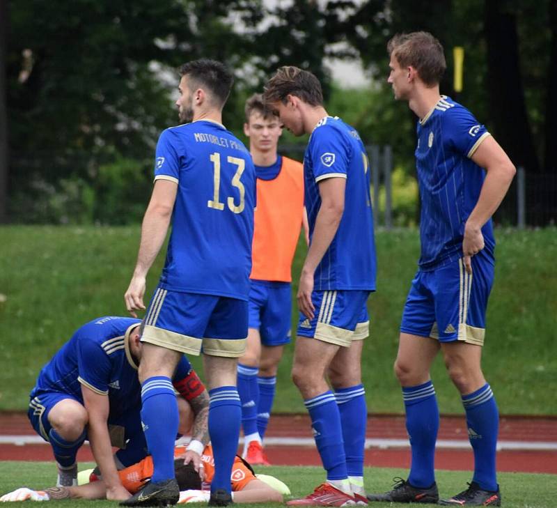 TJ Jiskra Domažlice - Motorlet Praha 1:2 (28. kolo ČFL A).