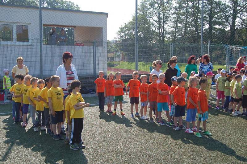 Z baseballového turnaje domažlických školek.