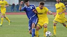 Třetiligové derby mezi FK Tachov a Jiskrou Domažlice.