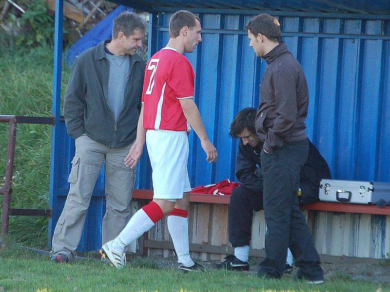 Z chodského derby Tatranu Chodov proti Spartaku Klenčí.