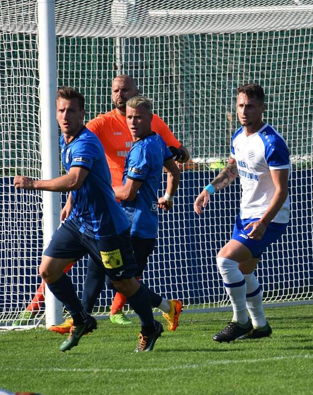 29. kolo FORTUNA ČFL A: Králův Dvůr - Jiskra Domažlice 2:1.