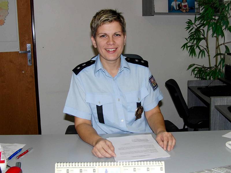 Domažlická policejní mluvčí Dagmar Brožová.