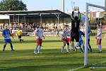 Z utkání fotbalistů FK Holýšov A a FK Horažďovice. 