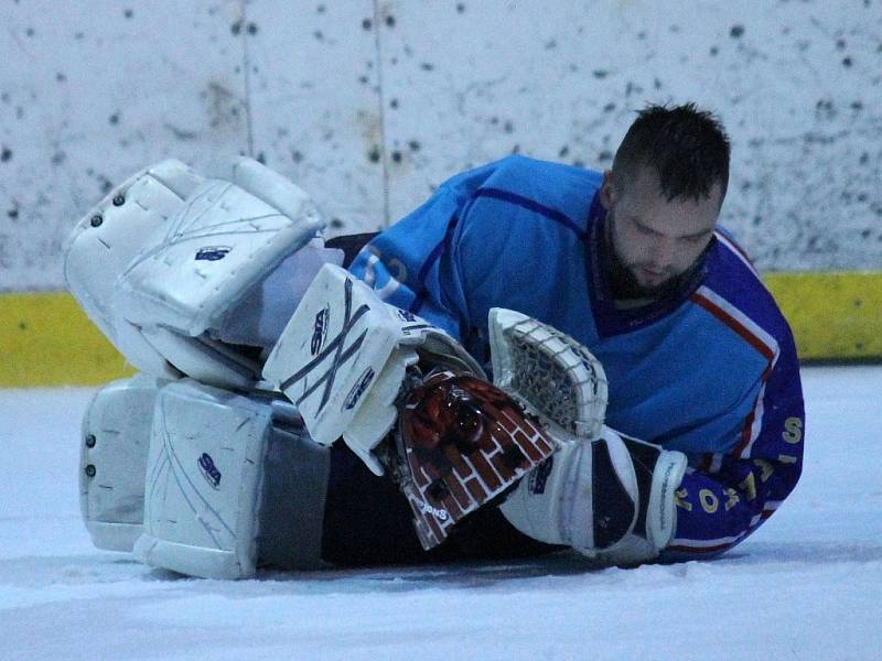 Z utkání hokejistů HC Staňkov s LHC Kralovice.