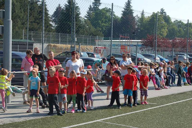 Z baseballového turnaje domažlických školek.