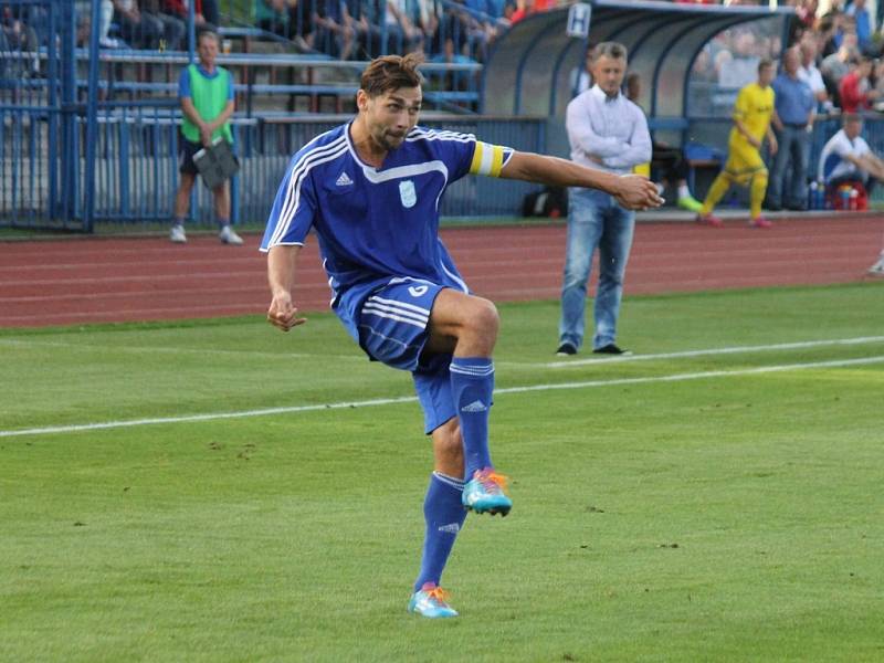 Třetiligové derby mezi FK Tachov a Jiskrou Domažlice.