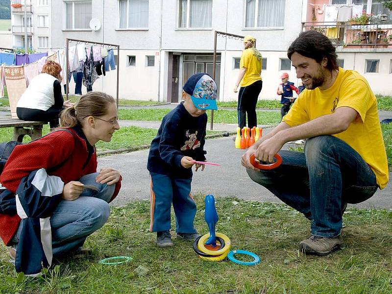 Odpoledne plné her ve Kdyni.