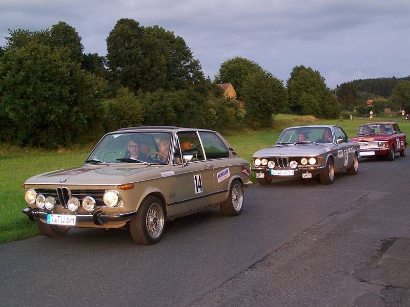 Domažlickem projížděli účastníci ADAC Bayerwald-Rallye Classic.