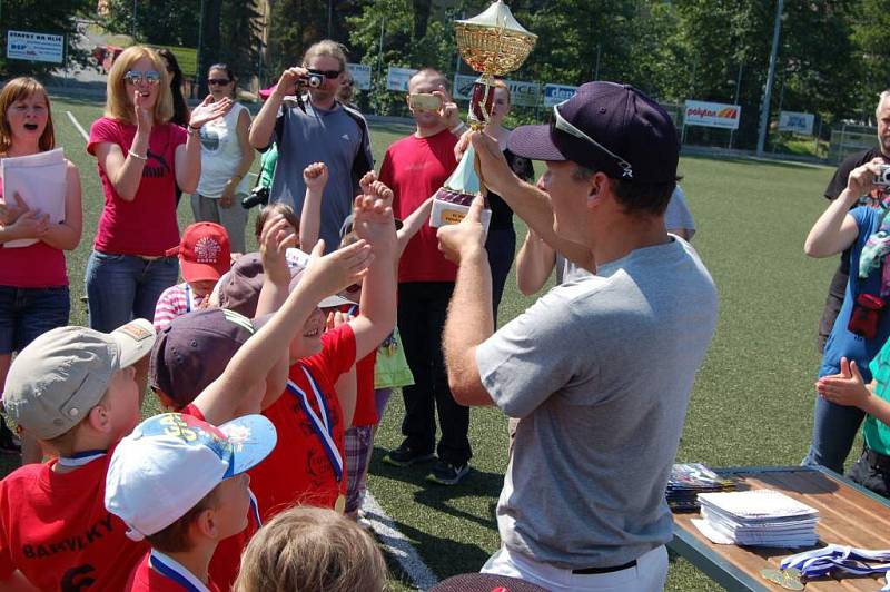 Z baseballového turnaje domažlických školek.