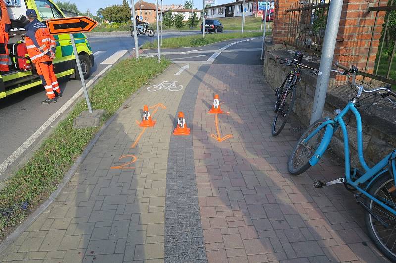 V Horšovském Týně se srazili dva cyklisti.