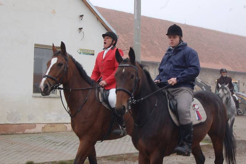 Hubertova jízda v Horšově.