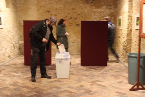 Volby v Klenčí pod Čerchovem.